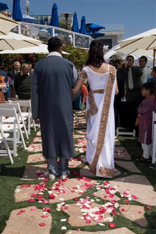 Indian wedding at gazebo